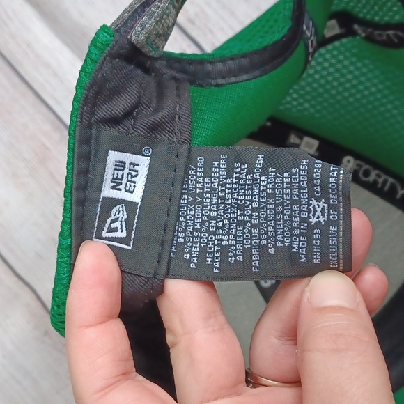 Boston Celtics cap. Heather gray & green. #NBA#CelticsLogo#Basketball#Cap - Picture 6 of 8